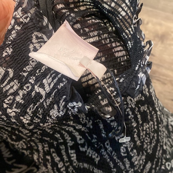 Cinq a Sept Rika Love Note Mini Dress Black NEW - Picture 12 of 12